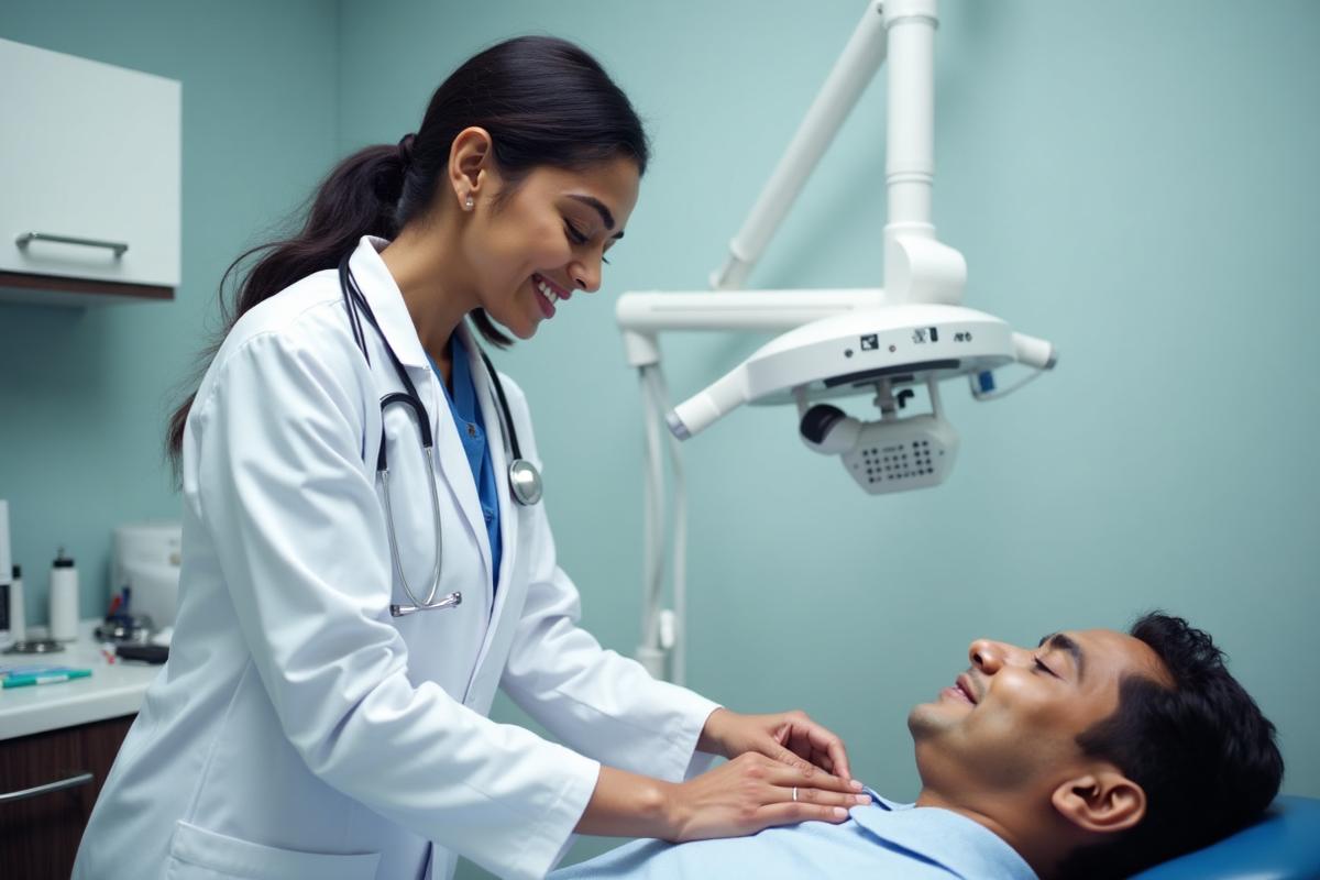 Modern chiropractic clinic interior in Cuttack with professional treatment equipment